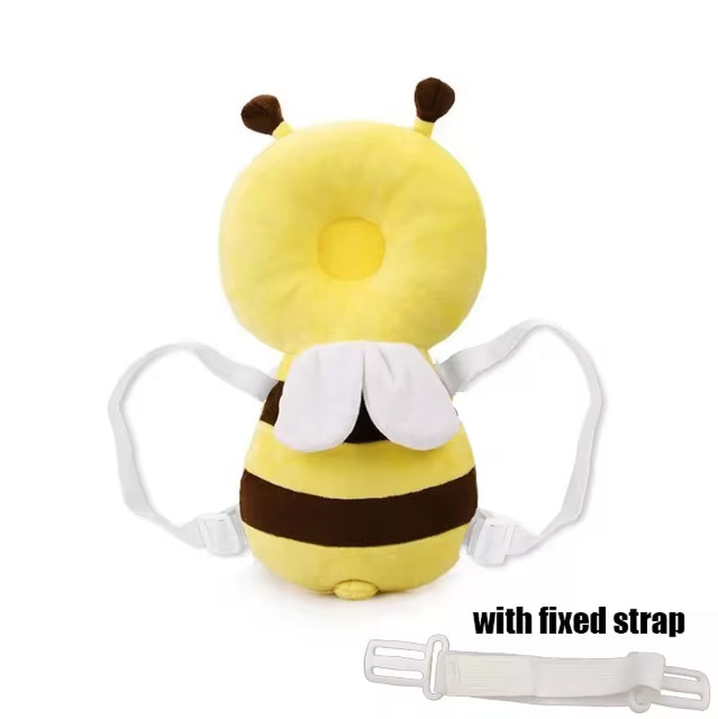 Head Back Protector Baby Protect Pillow Learn Walk Headgear Prevent Injured Safety Pad Prevention Fall Cartoon Bee Kids Pillows
