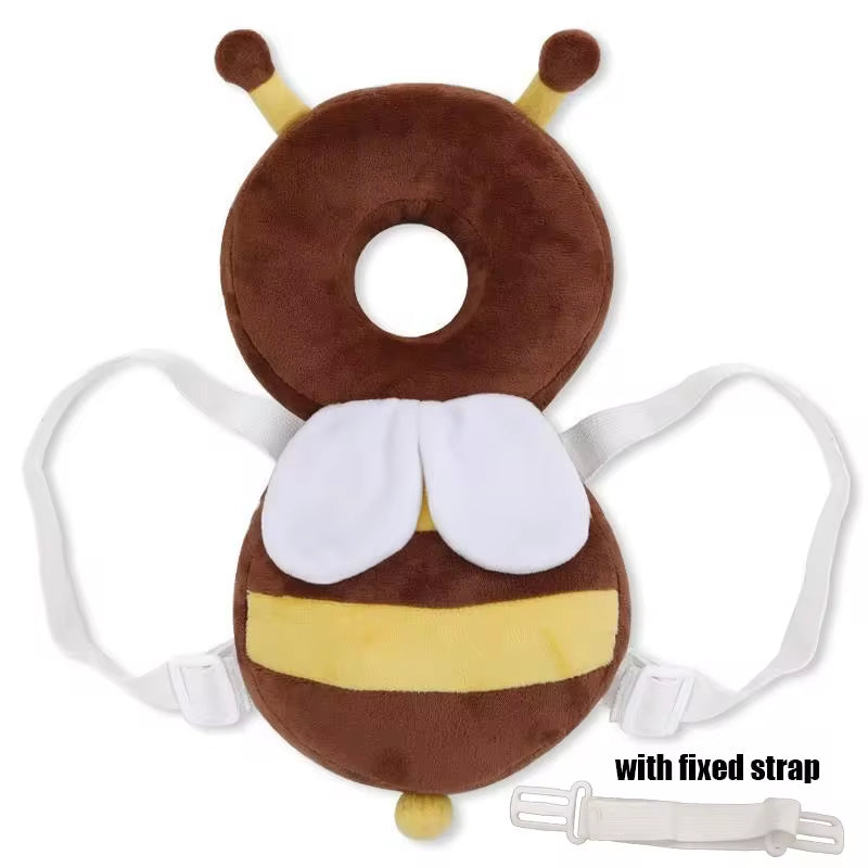 Head Back Protector Baby Protect Pillow Learn Walk Headgear Prevent Injured Safety Pad Prevention Fall Cartoon Bee Kids Pillows