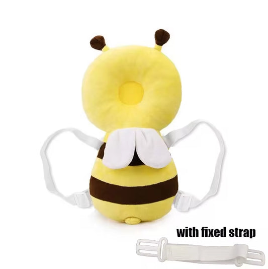 Head Back Protector Baby Protect Pillow Learn Walk Headgear Prevent Injured Safety Pad Prevention Fall Cartoon Bee Kids Pillows